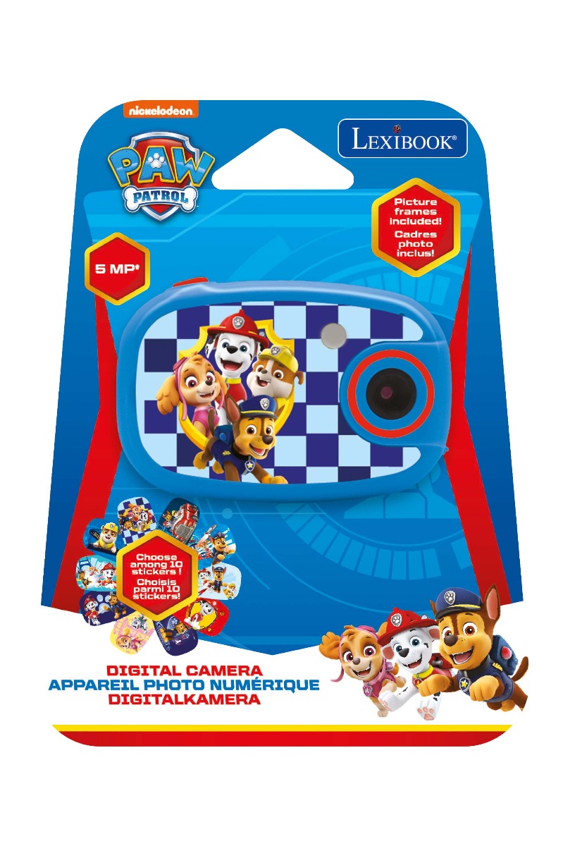 LEXIBOOK PAW PATROL KIDS DIGITAL CAM W/10 STICKERS
