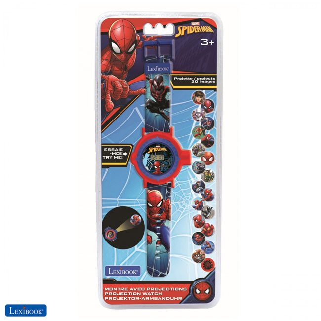 SPIDER-MAN DIGITAL PROJECTION WATCH WITH 20 IMAGES TO PROJEC