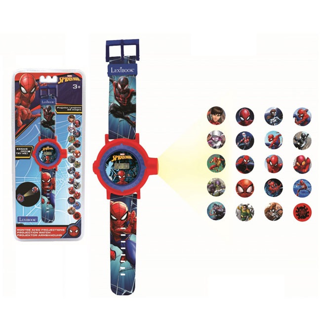 SPIDER-MAN DIGITAL PROJECTION WATCH WITH 20 IMAGES TO PROJEC