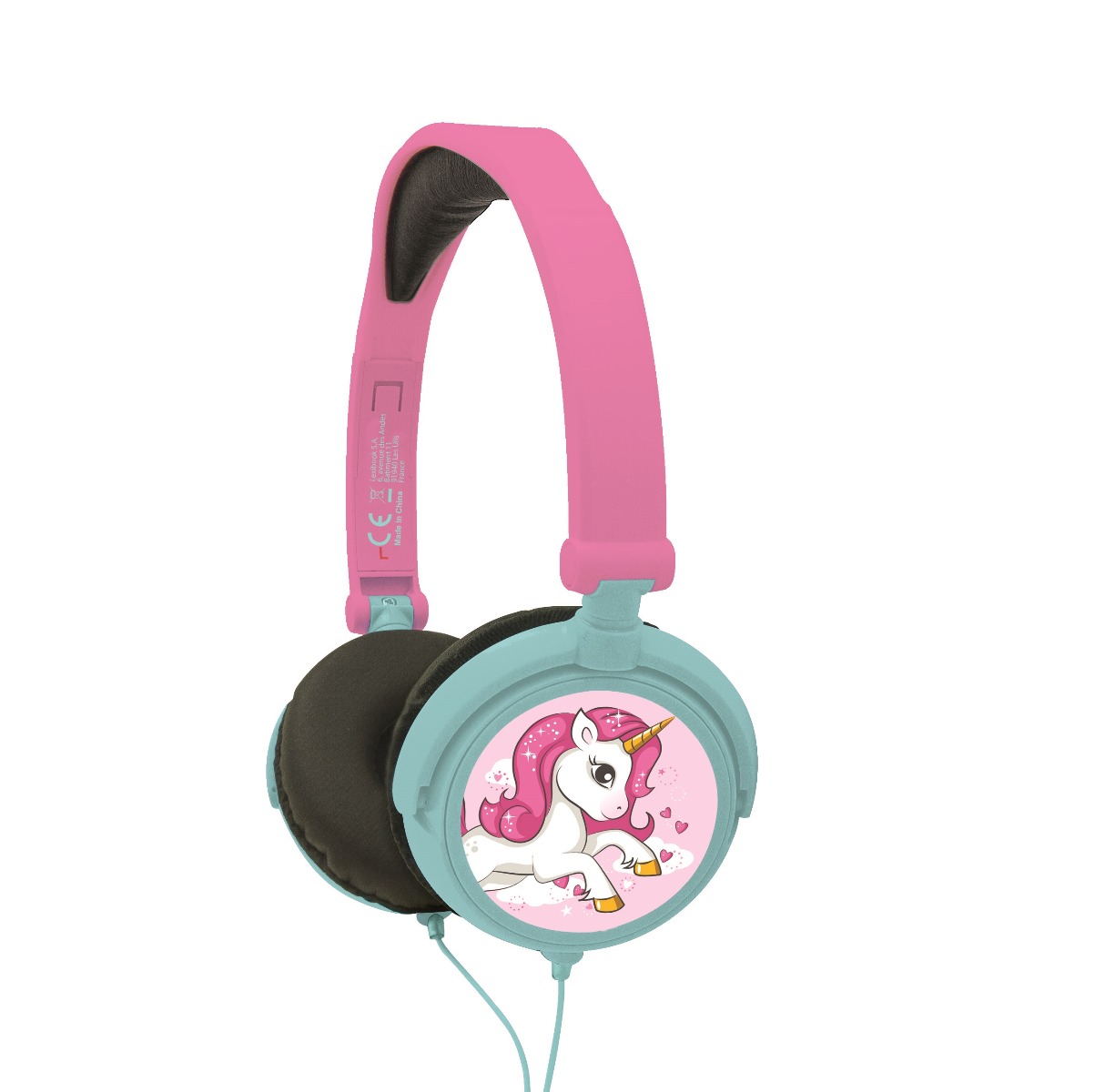 LEXIBOOK UNICORN STEREO WIRED FOLDABLE HEADPHONE