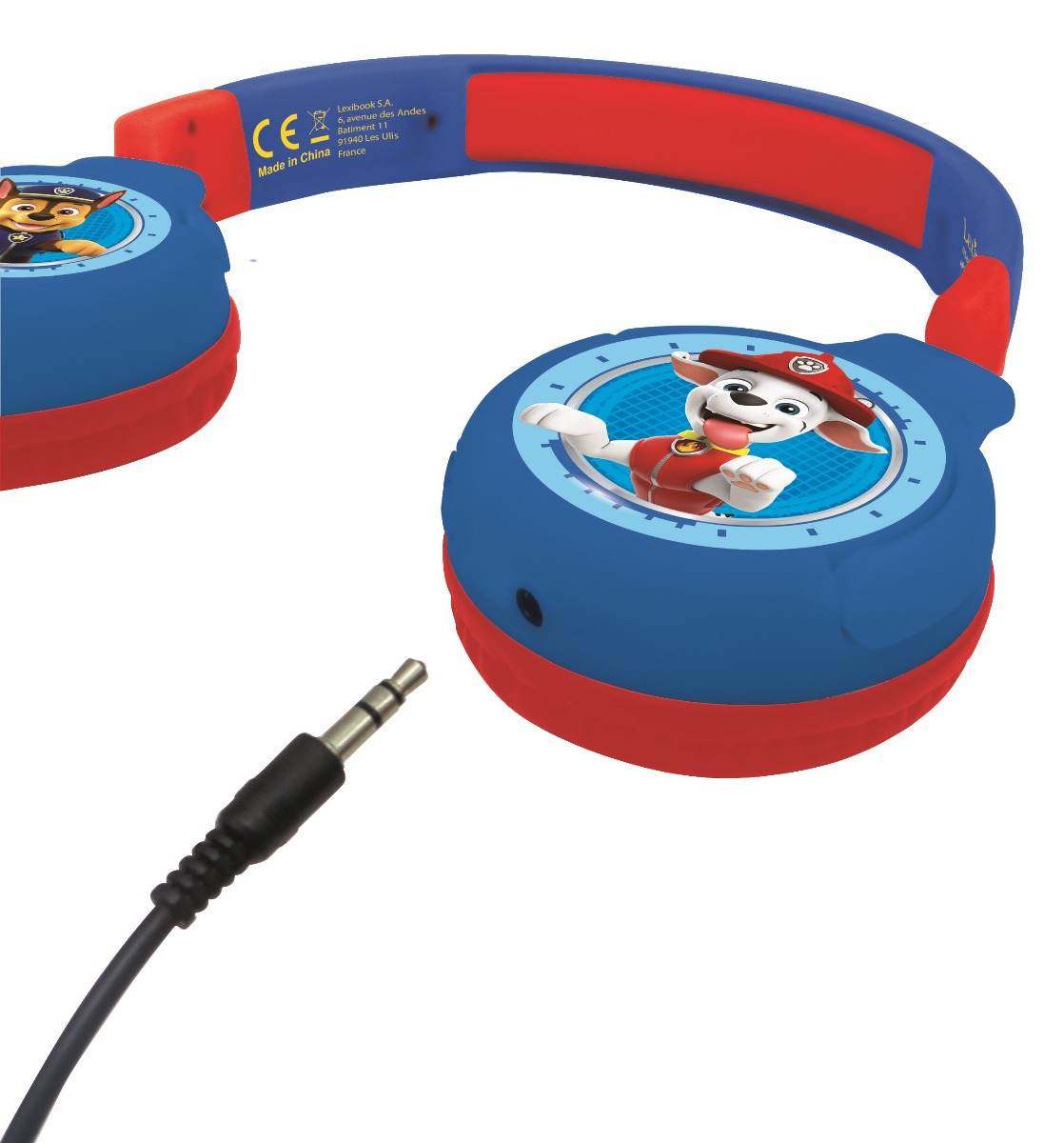 LEXIBOOK 2IN1 BT&WIRED COMFORT FOLDABLE HEADPHONES