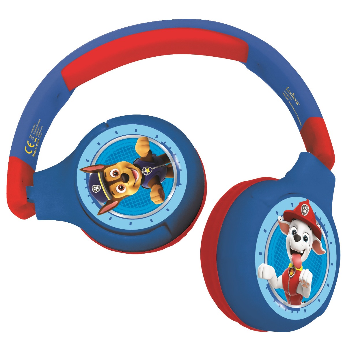 LEXIBOOK 2IN1 BT&WIRED COMFORT FOLDABLE HEADPHONES
