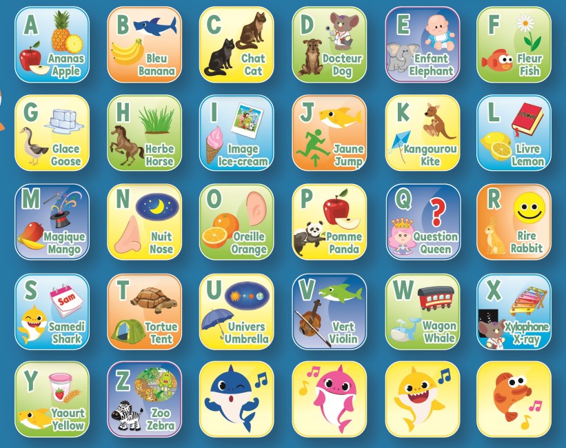 LEXIBOOK BABY SHARK BILINGUAL EDUCATIONAL TABLET