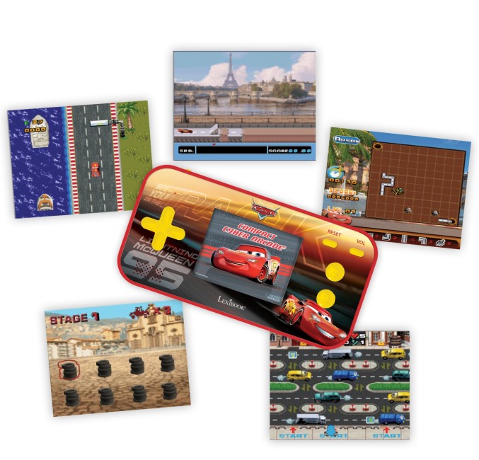 LEXIBOOK HANDHELD CONSOLE CYBER ARCADE DISNEY CARS