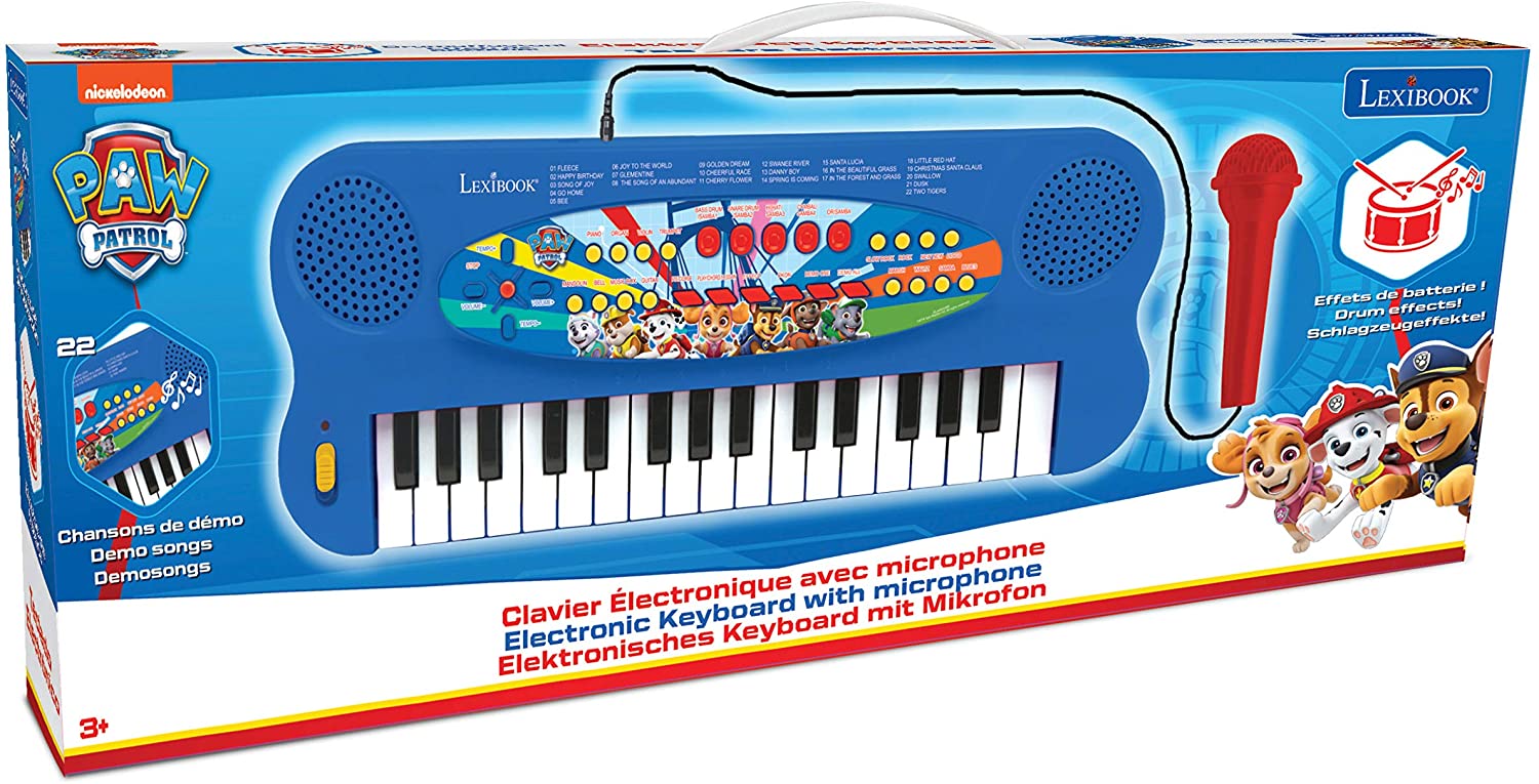 LEXIBOOK PAW PATROL ELECTRONIC KEYBOARD 32 KEYS