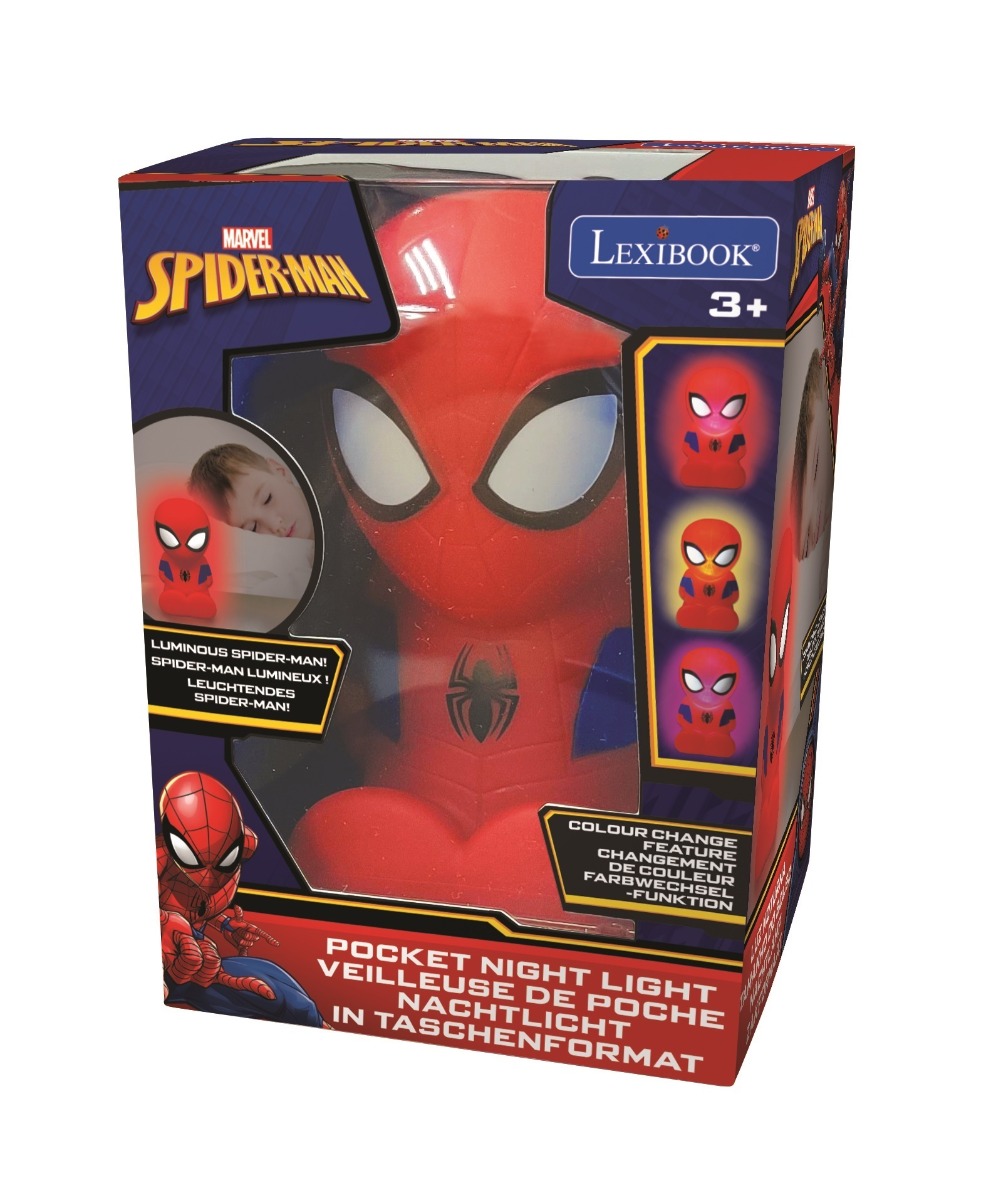 LEXIBOOK SPIDERMAN 3D COLOR CHANGE POCKET NYTLIGHT