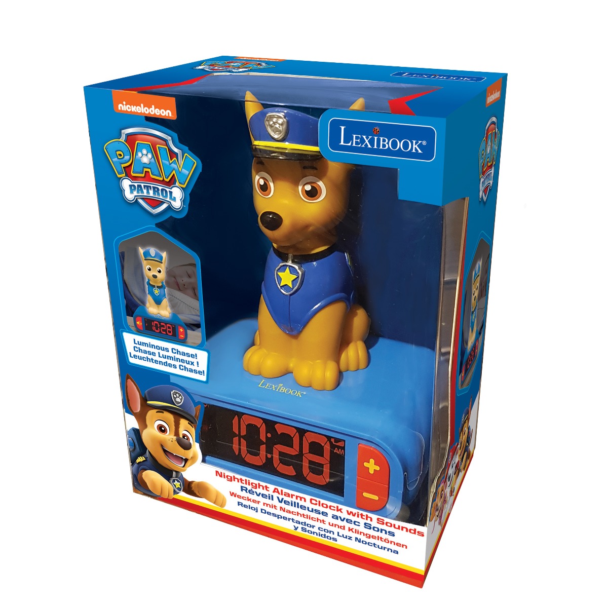 LEXIBOOK ALARM CLOCK W/NYTLIGHT 3D PAW PATROL