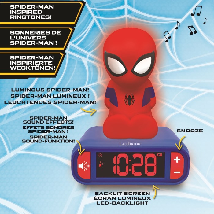 LEXIBOOK DIGITAL ALARM KIDS WITH NIGHT LIGHT