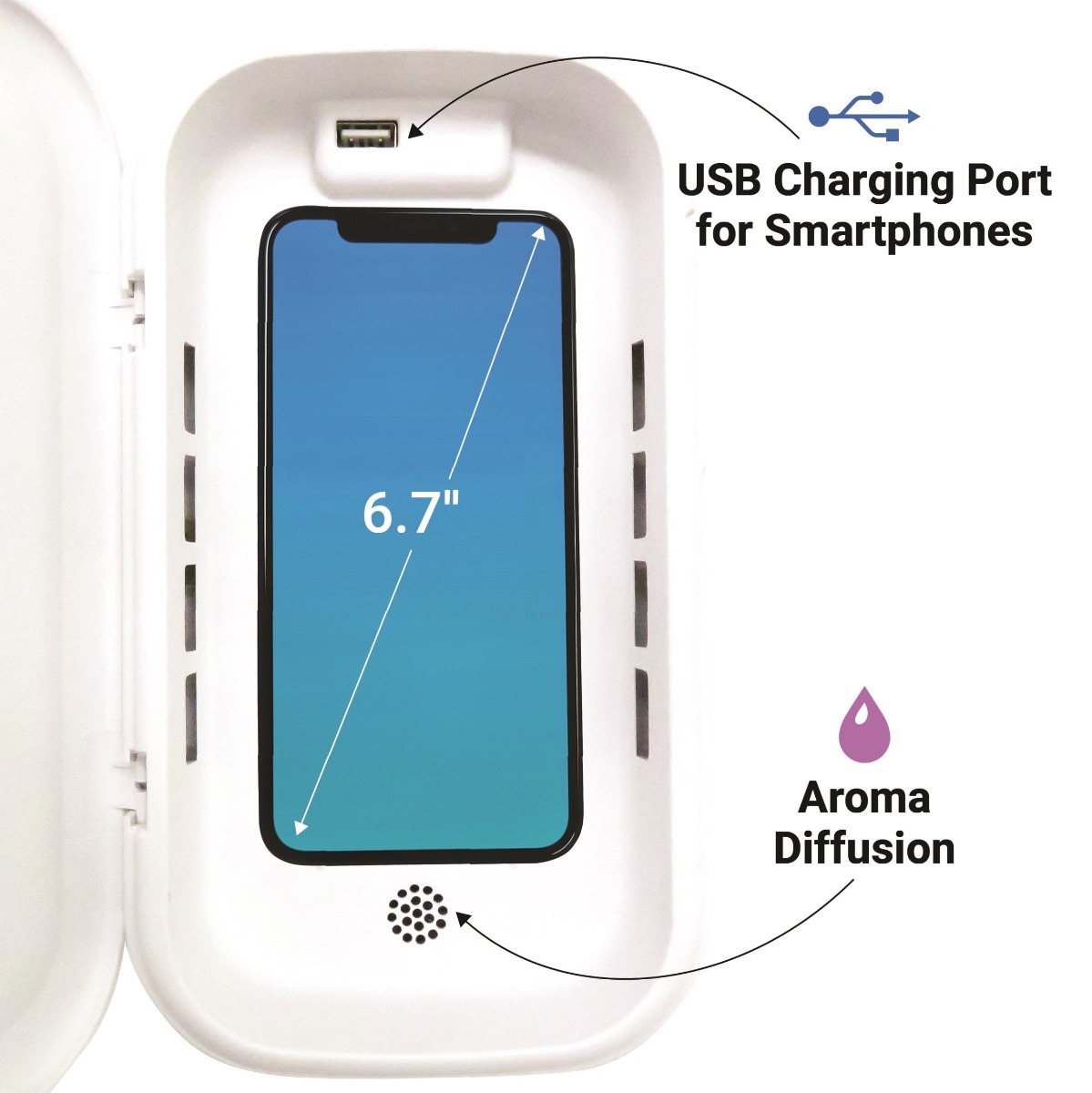 LEXIBOOK PORTABLE UV STERILIZER BOX