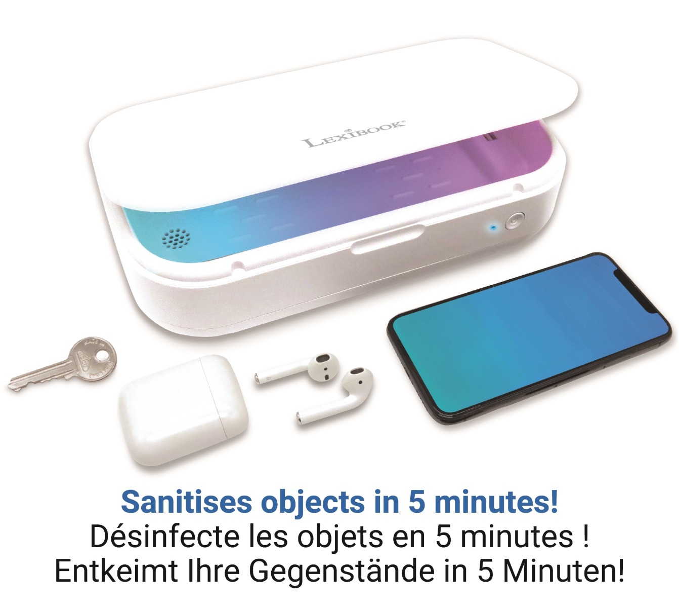 LEXIBOOK PORTABLE UV STERILIZER BOX