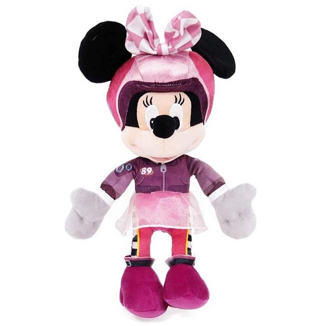 LIFUNG DISNEY PLUSH ROADSTER MINNIE RACING 10IN