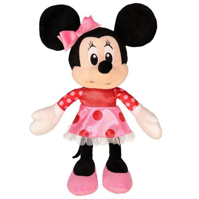 DISNEY MINNIE MOUSE FASHION MINNIE RED & PINK 10IN PLUSH