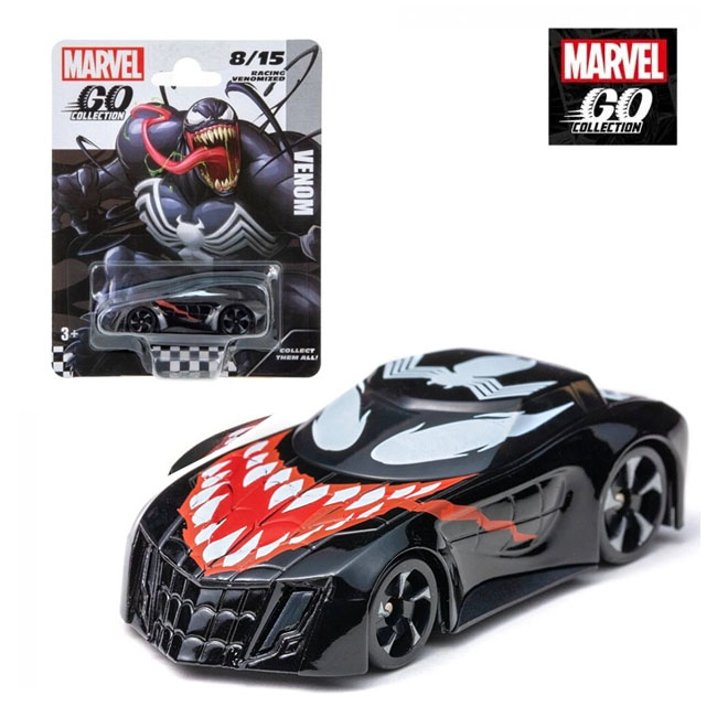 MARVEL GO DIECAST RACING VENOM. VENOM 3IN