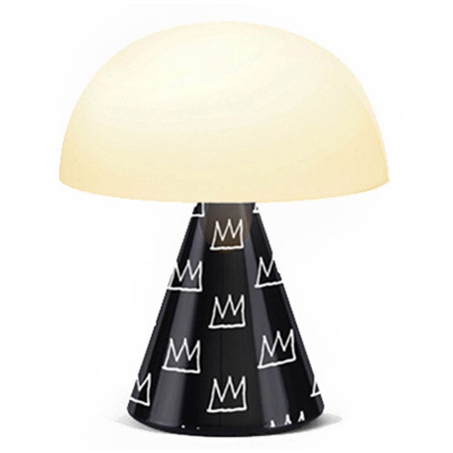 LEXON MINA M - X JEAN-MICHEL BASQUIAT LED LAMP- CROWN BLACK