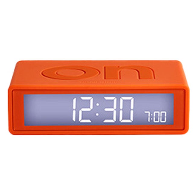 LEXON FLIP+ MINI TRAVEL CLOCK -ORANGE
