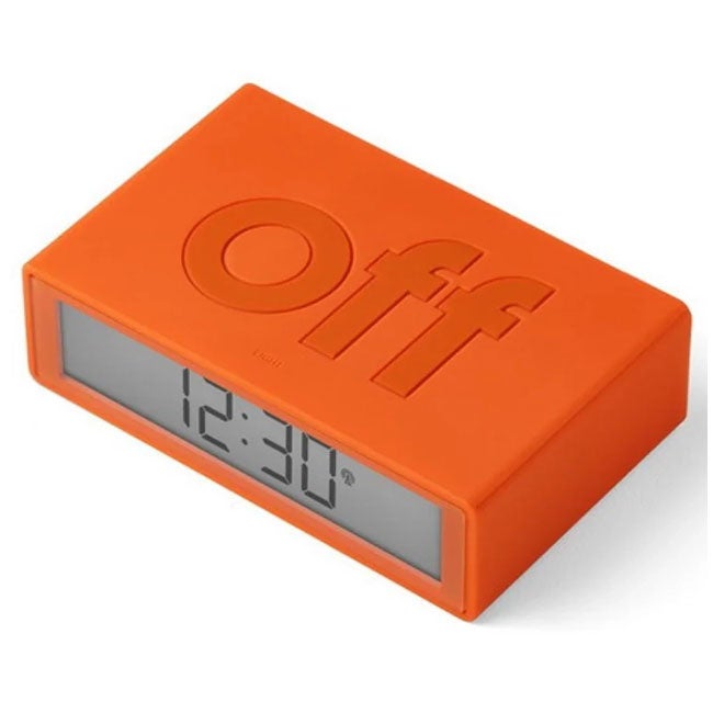 LEXON FLIP+ MINI TRAVEL CLOCK -ORANGE
