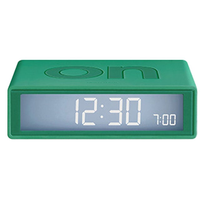 LEXON FLIP+ MINI TRAVEL CLOCK  - GREEN