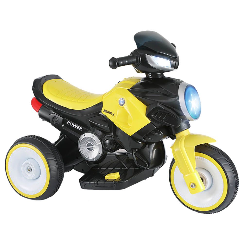 LITTLE ANGEL ELECTRIC MOTORCYCLE YELLOW