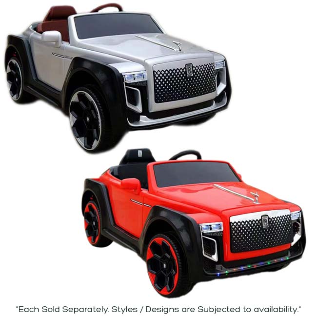 CLICK TOYS ELECTRIC ROLLS-ROYCE CAR 12V WITH LEATHER SEATS