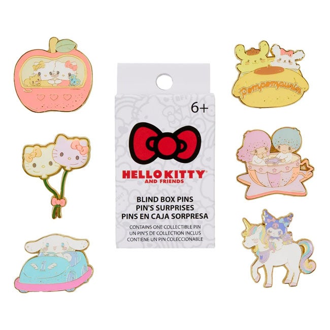 LOUNGEFLY BLIND BOX PIN:SANRIO HK AND FRIENDS CARNIVAL