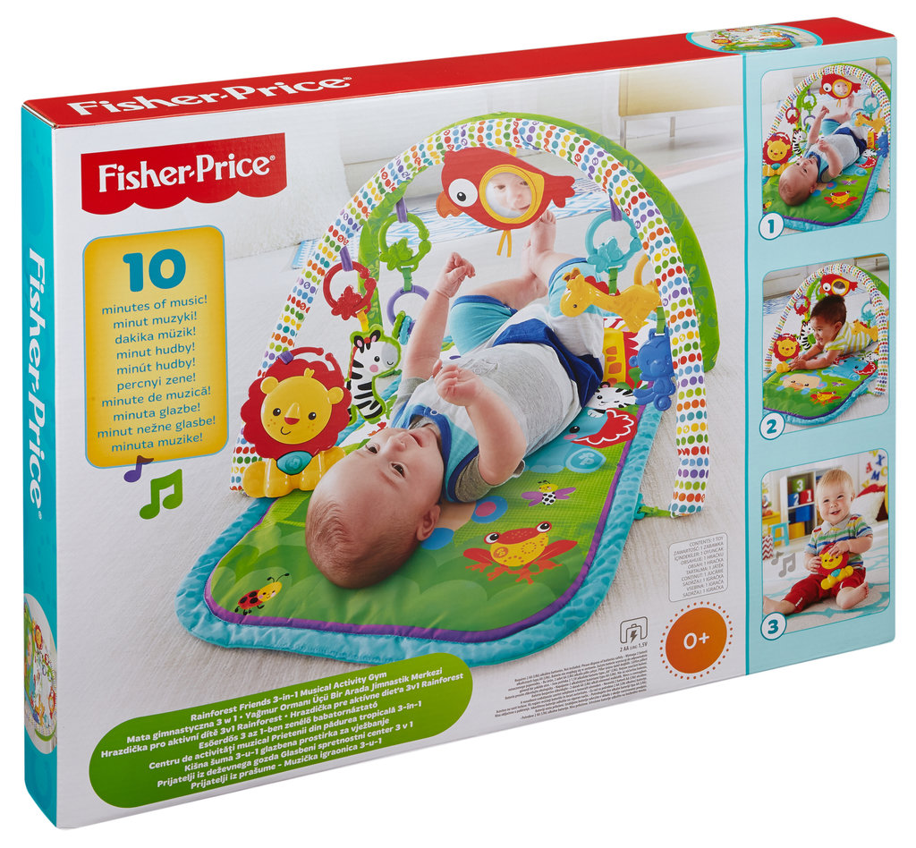 FISHER-PRICE 3-IN-1 MUSICAL ACTIVITY GYM