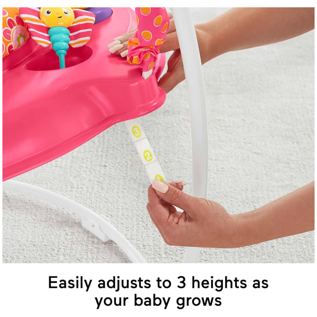 FISHER-PRICE BABY BOUNCER PINK PETALS JUMPEROO
