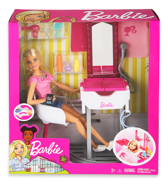 BARBIE DOLL & FURNITURE KITCHEN PLAYSET