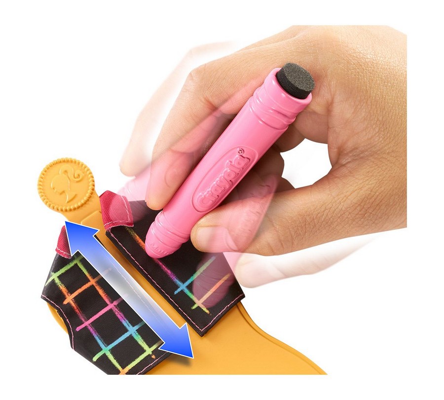 BARBIE CRAYOLA RAINBOW DESIGN FASHION SET