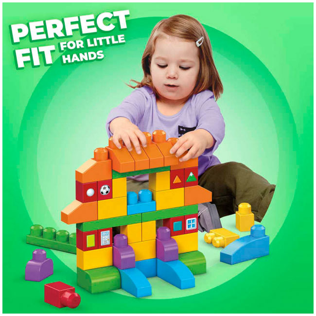 MEGA BLOKS LETS GET LEARNING BUILDING BLOCKS