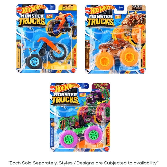HOT WHEELS MONSTER TRUCKS SINGLE TRUCK