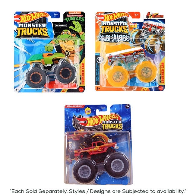 HOT WHEELS MONSTER TRUCKS SINGLE TRUCK