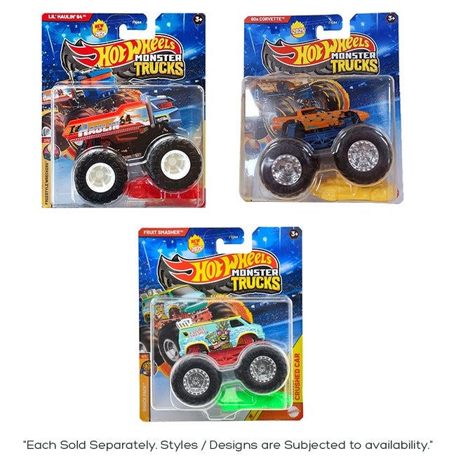 HOT WHEELS MONSTER TRUCKS SINGLE TRUCK