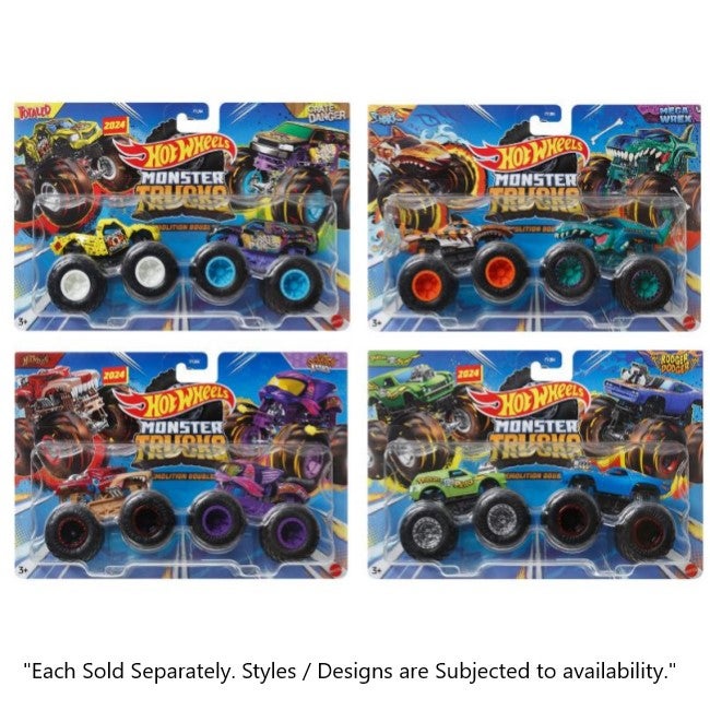 HOT WHEELS DOUBLE MONSTER TRUCK ASSORTED