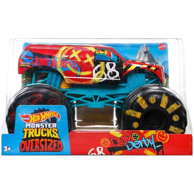 HOTWHEELS MONSTER TRUCKS SINGLE TRUCK - 1:24 TRUCKS