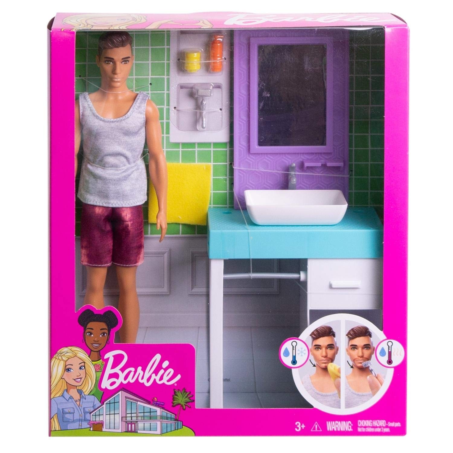 BARBIE ESTATE KEN ROOM & DOLL ASSORTED
