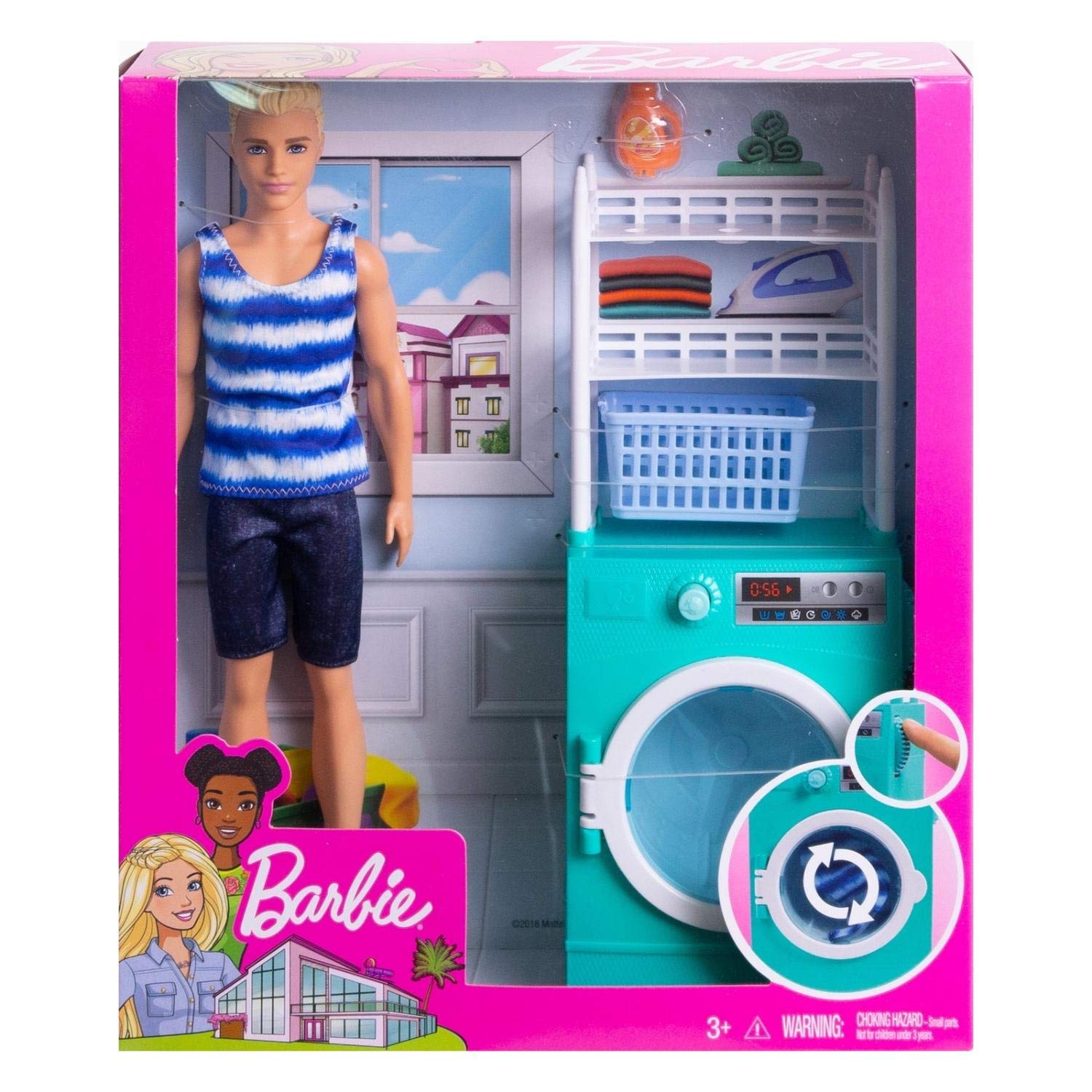 BARBIE ESTATE KEN ROOM & DOLL ASSORTED