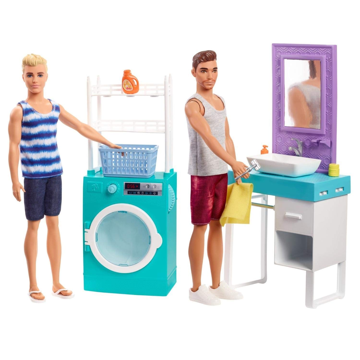 BARBIE ESTATE KEN ROOM & DOLL ASSORTED