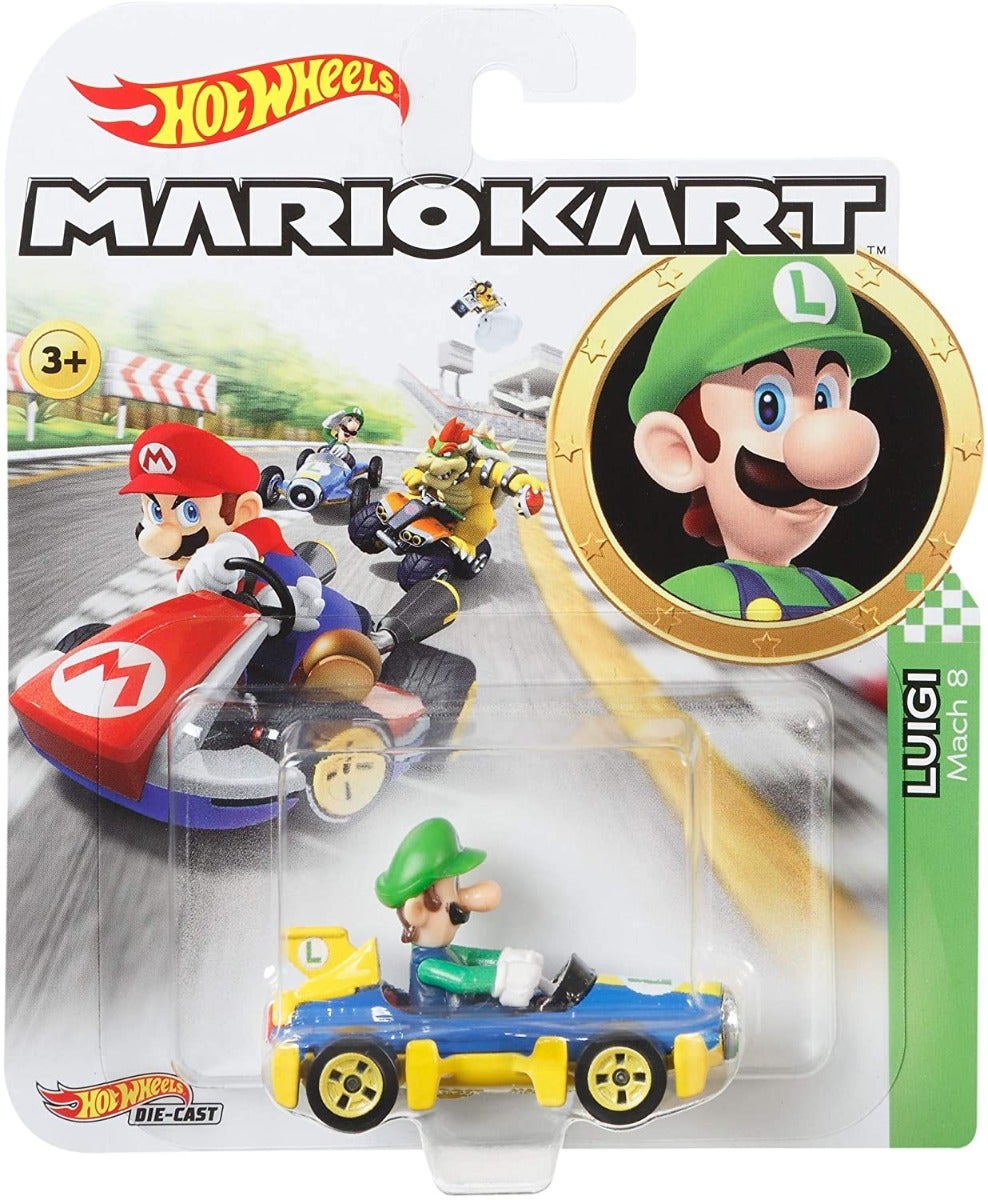 HOTWHEELS BASIC SINGLE CAR PACK - MARIO KART