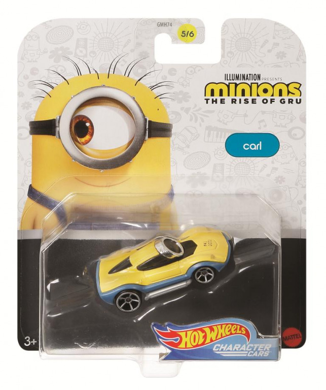 HOTWHEELS BASIC SINGLE CAR PACK - MINIONS