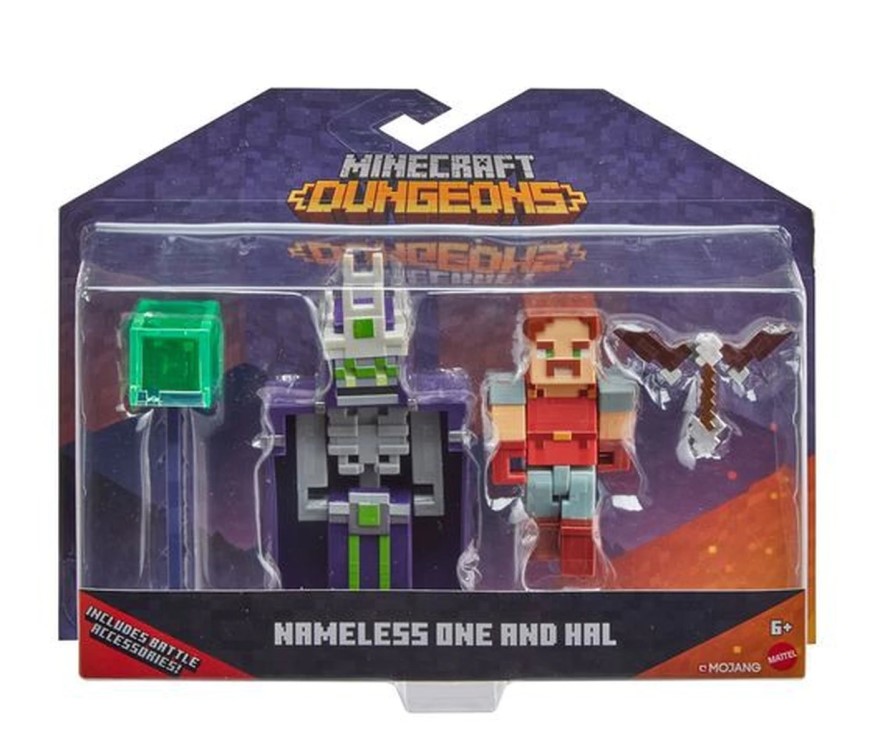 MINECRAFT DUNGEONS ILLIAGER AND GOLEM FIGURES ASSORTED
