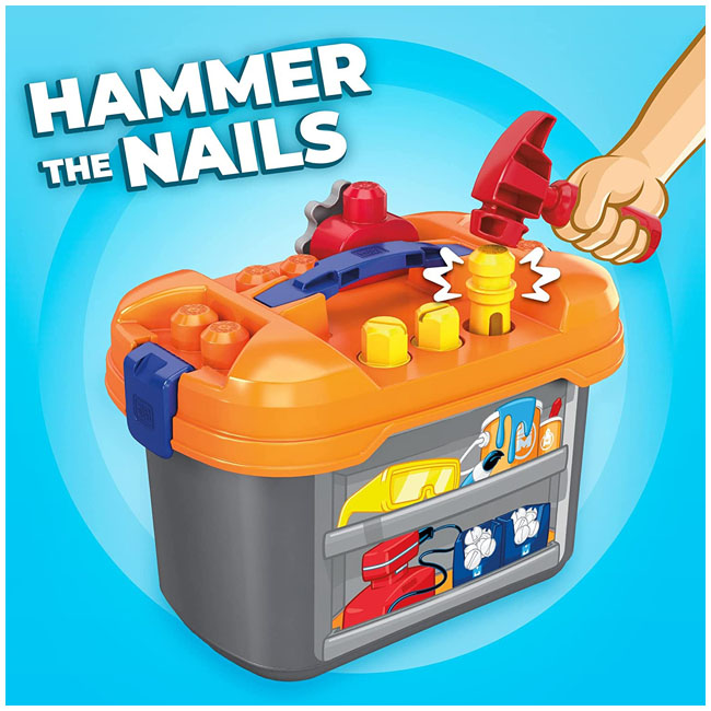 MEGA BLOKS LIL BUILDING WORKBENCH PLAYSET
