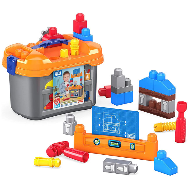 MEGA BLOKS LIL BUILDING WORKBENCH PLAYSET