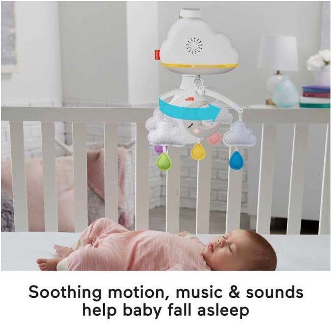 FISHER PRICE CALMING CLOUDS MOBILE AND SOOTHER