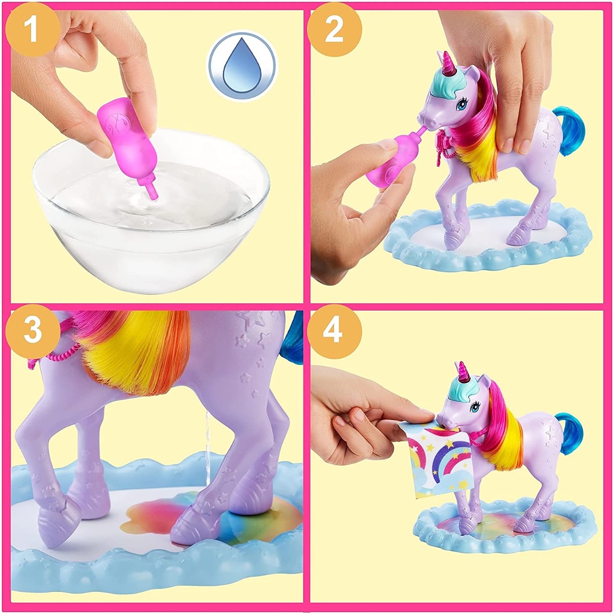 BARBIE DREAMTOPIA DOLL WITH UNICORN