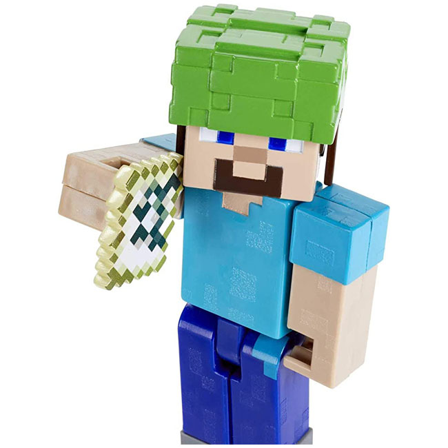 MINECRAFT UNDERWATER STEVE FIGURE