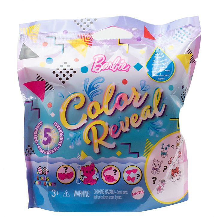 BARBIE COLOR REVEAL PET SET