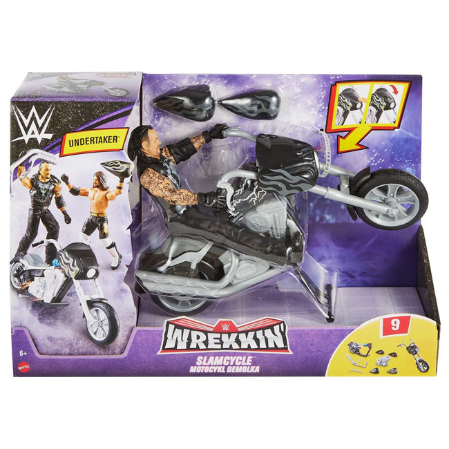 WWE WREKKIN SLAMCYCLE VEHICLE WITH UNDERTAKER
