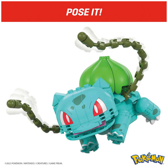 MEGA POKEMON BULBASAUR CONSTRUCTION SET BUILDING TOYS