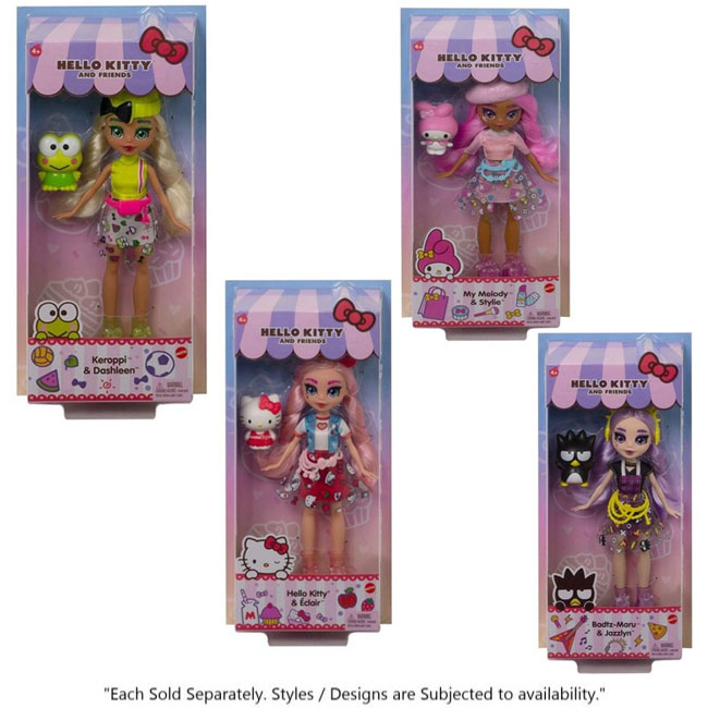 HELLO KITTY CORE DOLLS ASSORTED