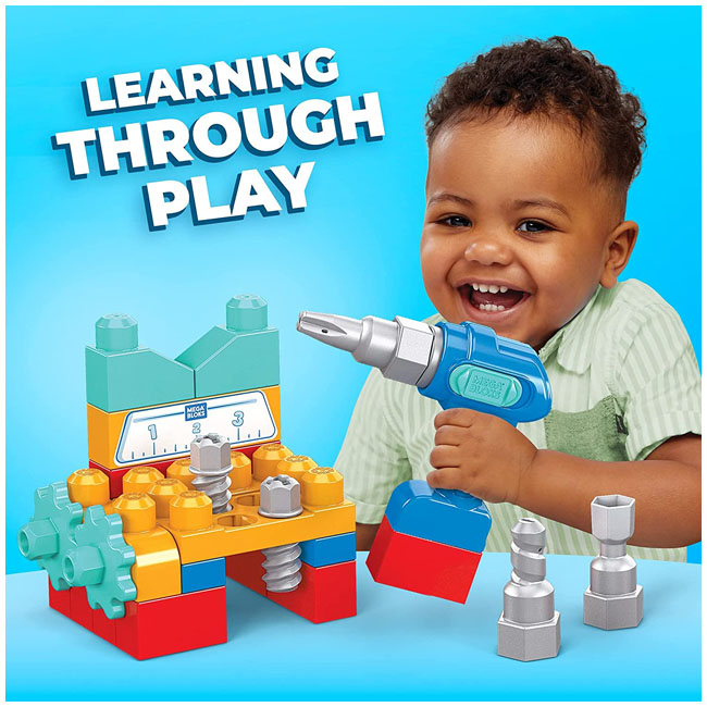 MEGA BLOKS LIL BUILDING DRILL PLAYSET
